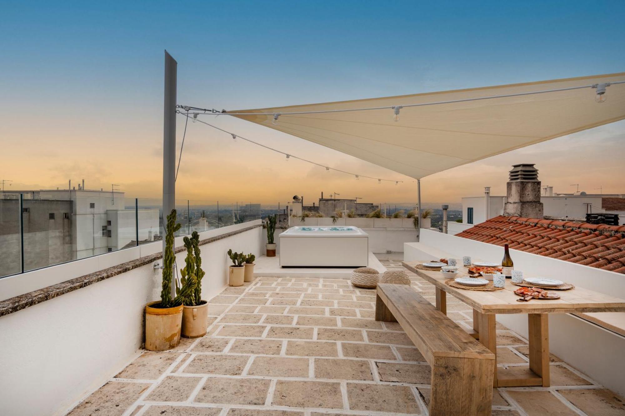 Casa U Burie, Casa Design Con Terrazza Panoramica E Jacuzzi Apartman Cisternino Kültér fotó